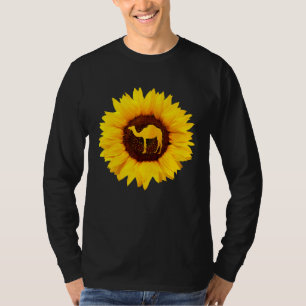 Camel for Women Manar Calf Animal Solros T Shirt