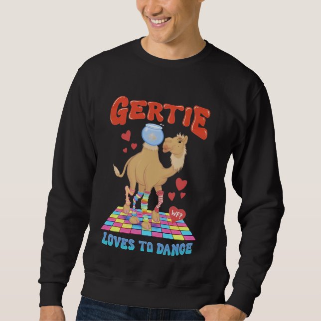 Camel Gertie Kärlek to Dance Lång Ärmad Tröja (Framsida)