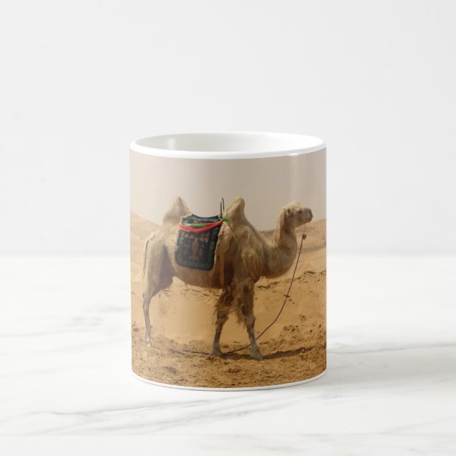 Camel i öknen kaffemugg (Center)