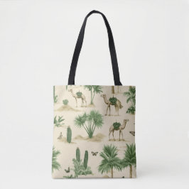 ’Camel Journey Tote Bag’ Tygkasse