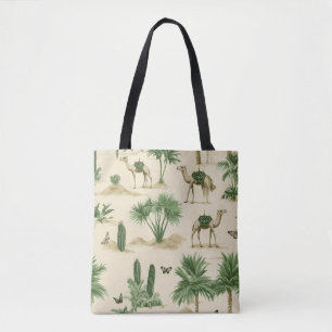 ’Camel Journey Tote Bag’ Tygkasse