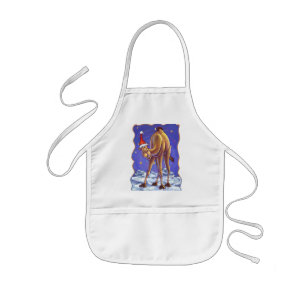 Camel jul barnförkläde