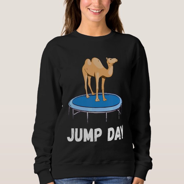 Camel Jump Day Jumping Camel Spela arabisk Camel T Shirt (Framsida)
