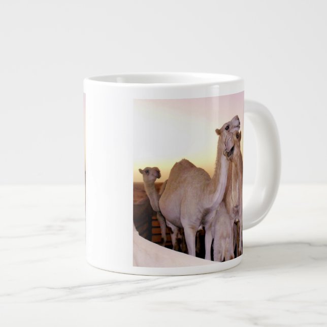 Camel kärlek kaffe mugg jumbo mugg (Framsida höger)
