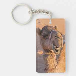 Camel med ett lustigt ansiktsuttryck - Oman Nyckelring