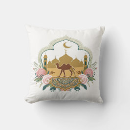 Camel och Mosque Harmony Kudde
