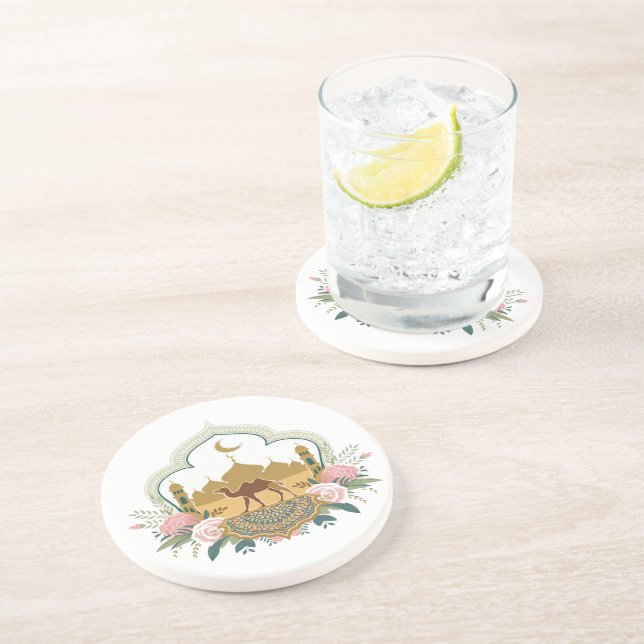 Camel och Mosque Harmony Underlägg (Sidan)