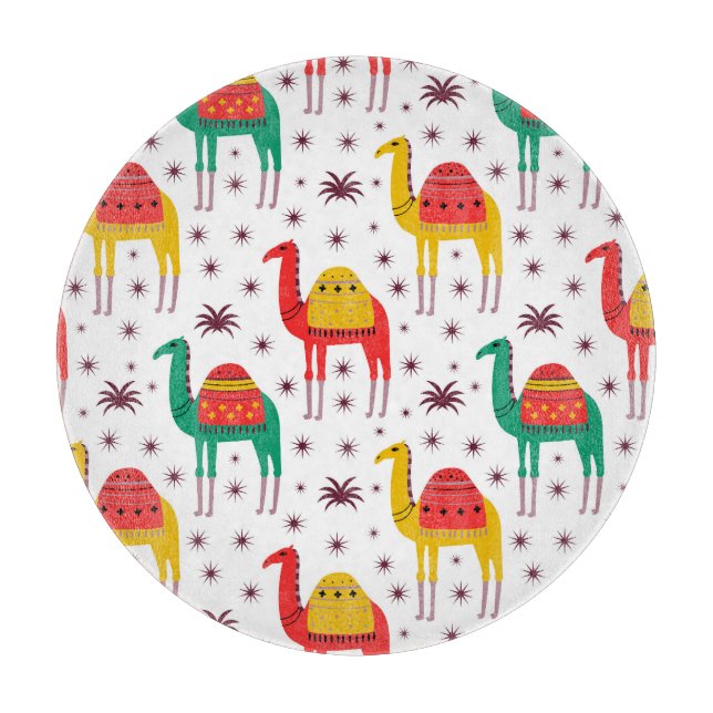 Camel platt färg, dekorativt mönster. (Framsidan)