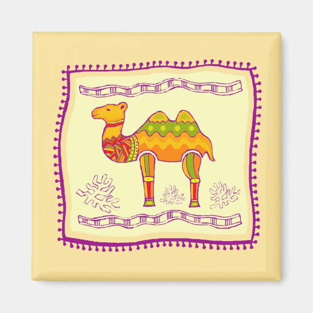 Camel Quilt Magnet (Framsidan)