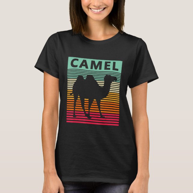 Camel Retro Vintage Camel T Shirt (Framsida)
