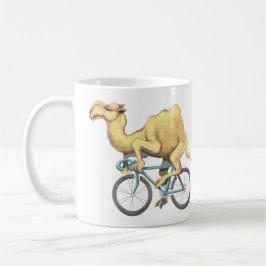 Camel Riding a Bicycle Kaffemugg