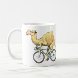 Camel Riding a Bicycle Kaffemugg