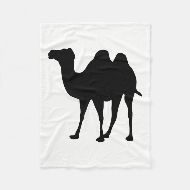 Camel Silhouette Fleecefilt (Framsidan)