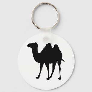 Camel Silhouette Nyckelring