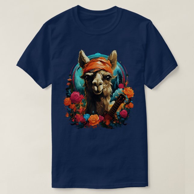 Camel Spelar Guitar T Shirt (Design framsida)