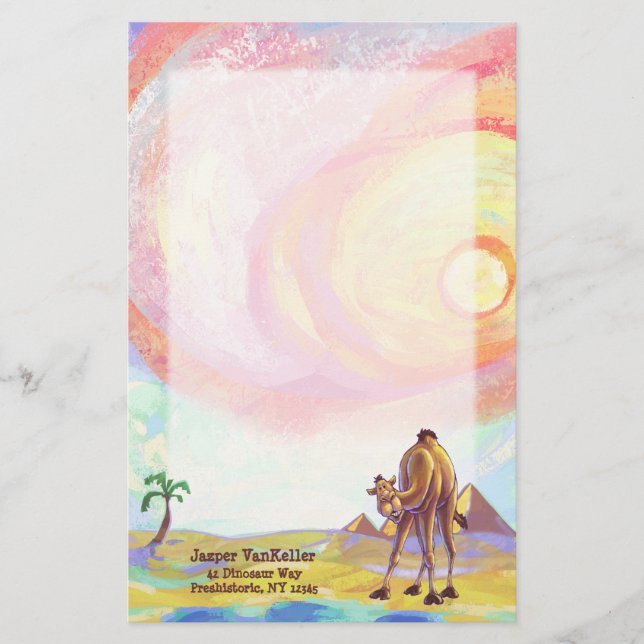 Camel Stationery Brevpapper (Framsida)