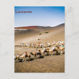 Camel Tåg i Lanzarote Vykort