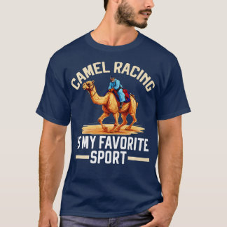 Camel Tävla Animal Tävling Hump Camel Riding Deser T Shirt