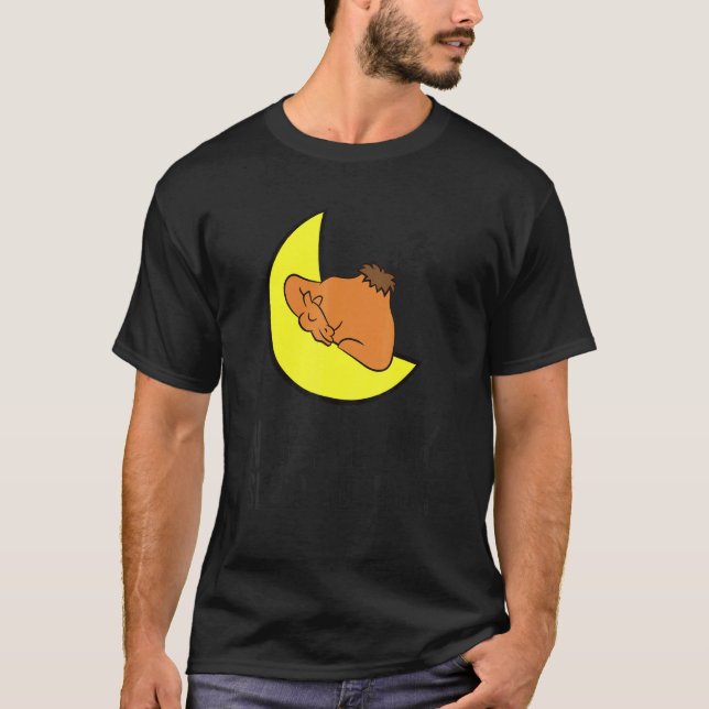 Camel Tired Nap All Day Sleep All Night  Camel T Shirt (Framsida)
