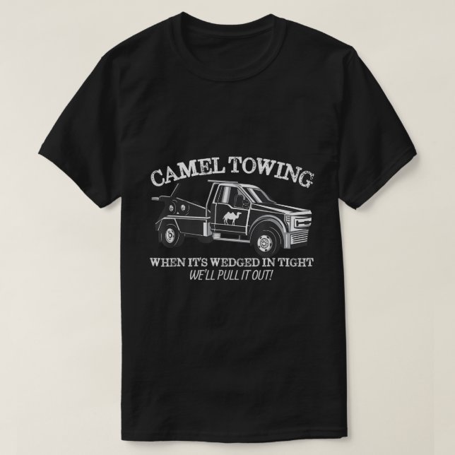 Camel Twing Funny Vuxen humor Gag Tee (Design framsida)