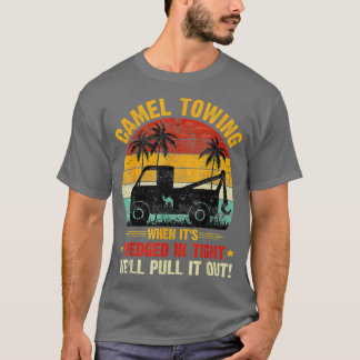 Camel Twing Retro Vuxen humor Say Funny Hallow T Shirt