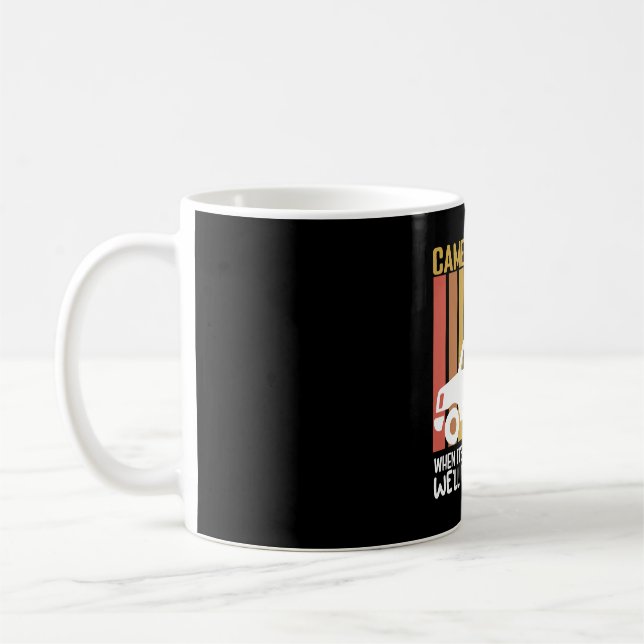 Camel Twing Retro Vuxen humor Sayed Halloween Kaffemugg (Vänster)