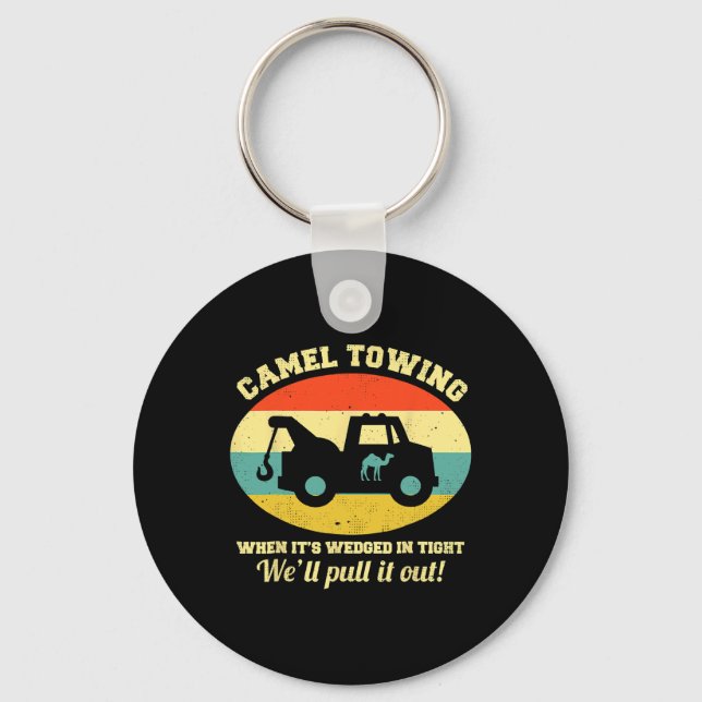 Camel Twing Retro Vuxen humor Sayed Roligt Hallowe Nyckelring (Framsida)