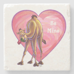 Camel Valentindagen Stenunderlägg