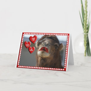 CAMEL VALENTINE - WEARING LIPSTICK - KISS MIG! HELGKORT