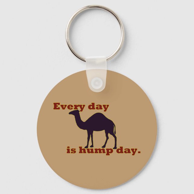 Camel "Varje dag är Hump Day" Nyckelring (Framsida)