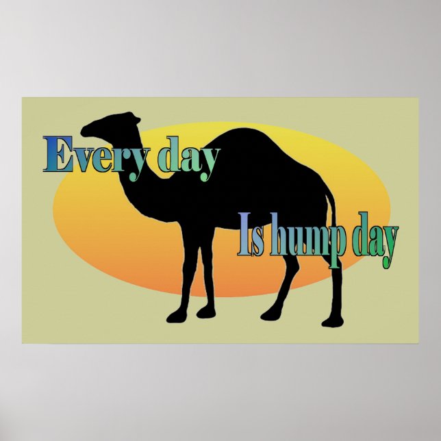 Camel - Varje dag är Hump Day Poster (Framsidan)