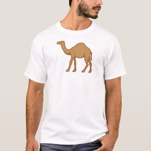 Camel vid Heart Emoji Logotyp Anpassade Camel Älsk T Shirt