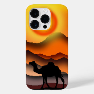 Camel vid Sunset Desert
