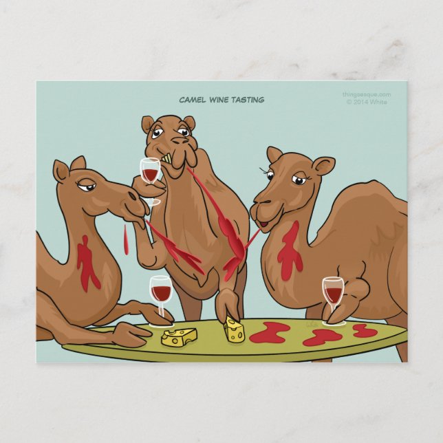 Camel Vin Taste-vykort Vykort (Framsida)