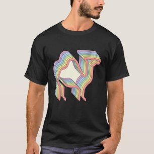 Camel Yikes Aesthetic Rainbow Animal Pastel Vintag T Shirt