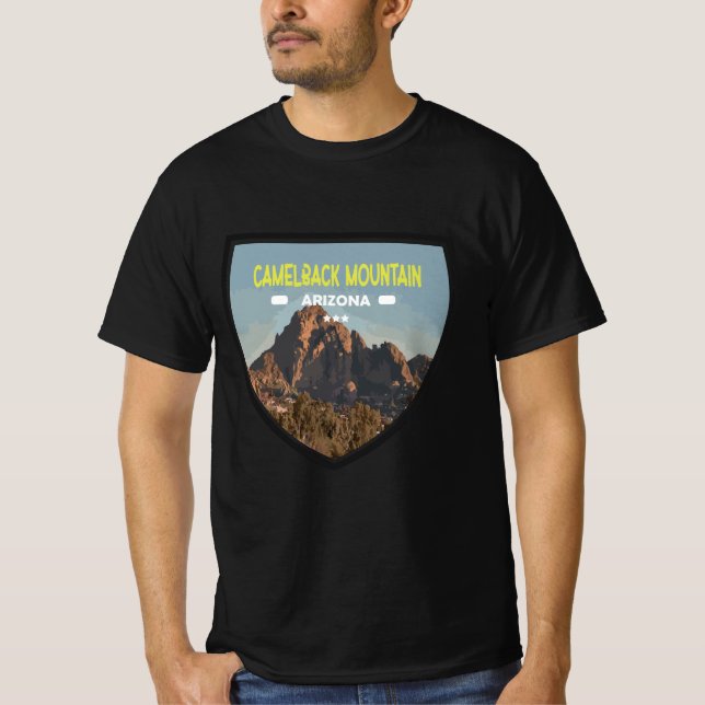 camelback-berget i arizona usa t shirt (Framsida)