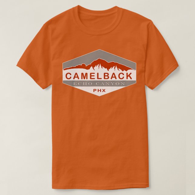 Camelback Mountain Echo Canyon Arizona Hiking T Shirt (Design framsida)