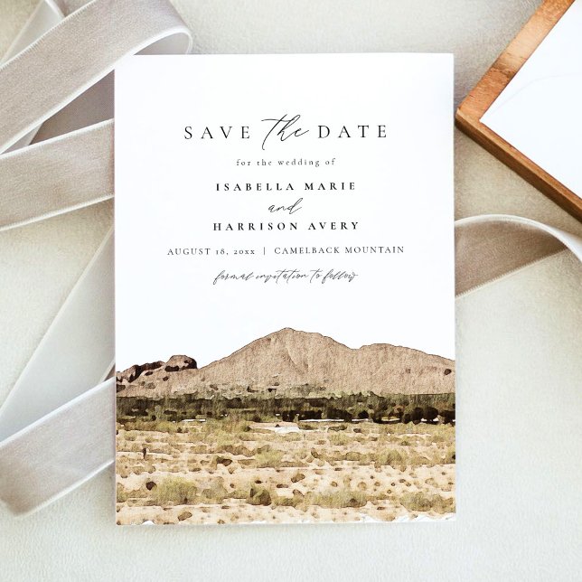 CAMELBACK MOUNTAIN Phoenix Spara datumet Inbjudningar (Skapare uppladdad)