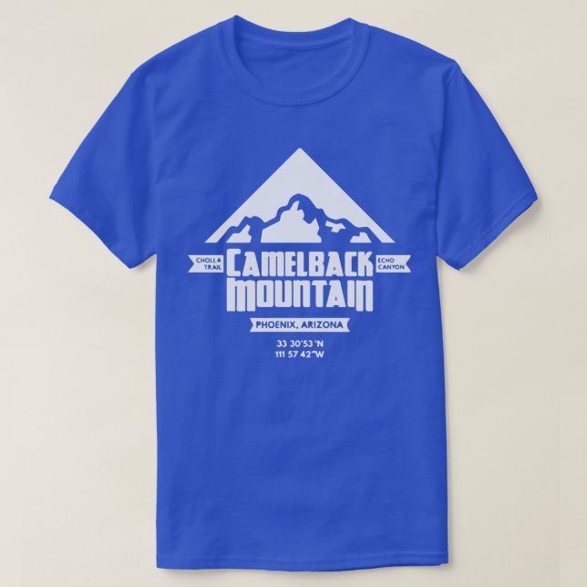 Camelback Mountain Silhouette T Shirt (Design framsida)