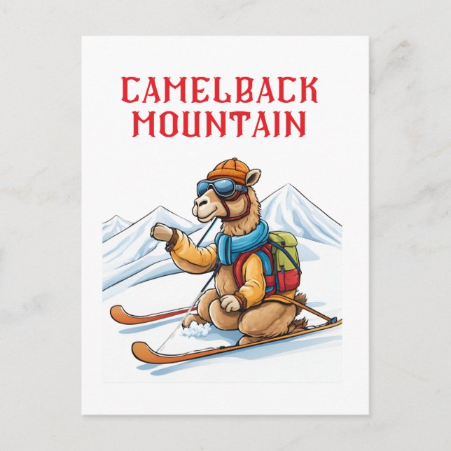 Camelback Mountain Ski Vykort (Framsida)