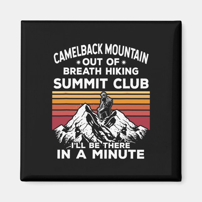 Camelback Mountain Utan Andan Vandringstopp Jag Ko Magnet (Framsidan)