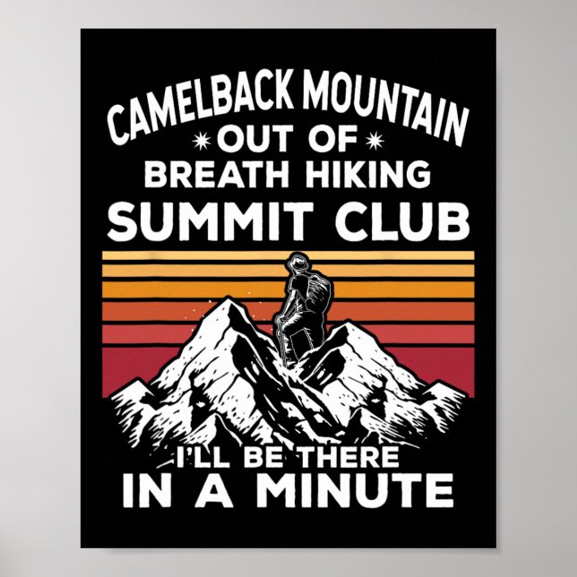 Camelback Mountain Utan Andan Vandringstopp Jag Ko Poster (Framsidan)