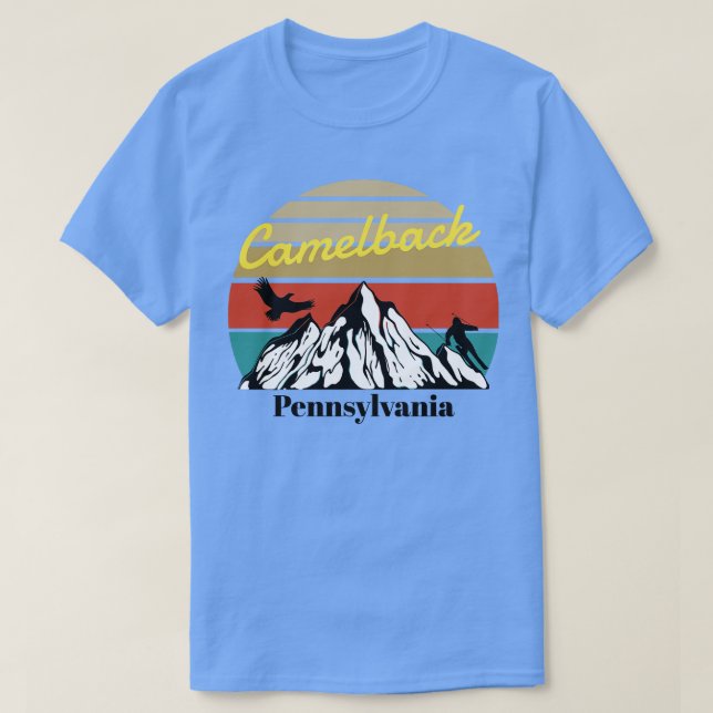 Camelback ski Pennsylvania T Shirt (Design framsida)
