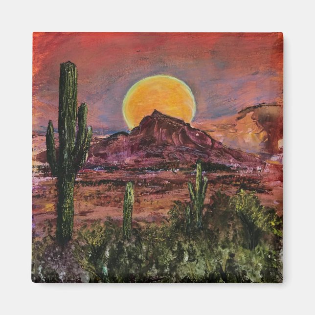Camelback Sunset Magnet (Framsidan)