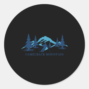 Camelck Mountain Pennsylvania Ski Resort Skiing Sk Runt Klistermärke