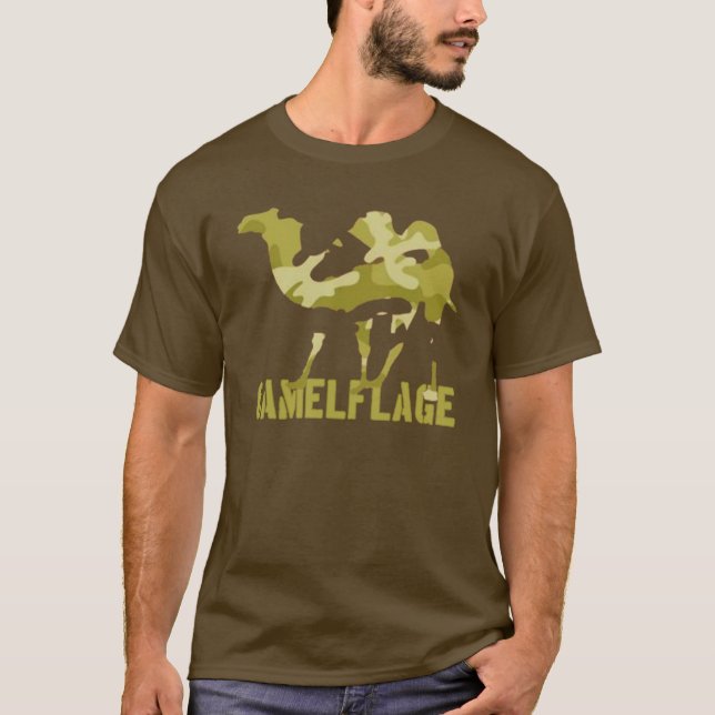 camelflageskjorta tee shirt (Framsida)