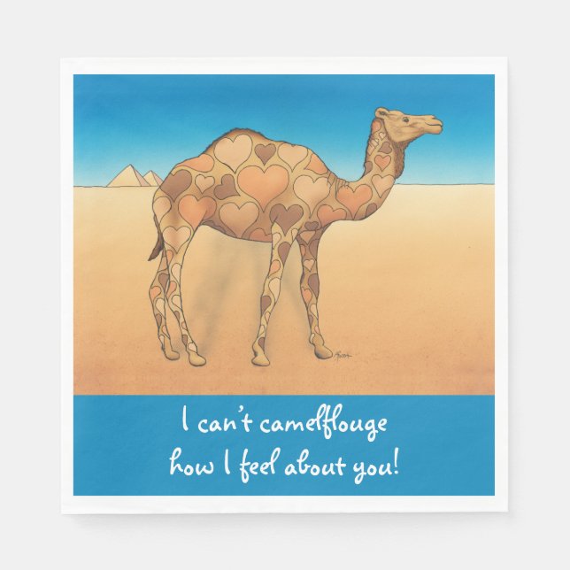 Camelflouge Pappersservett (Framsidan)