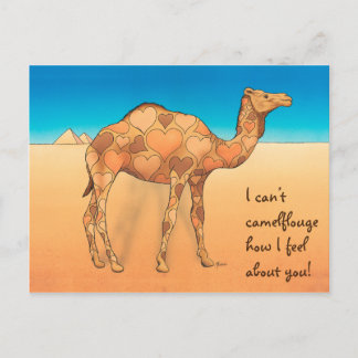 Camelflouge Vykort