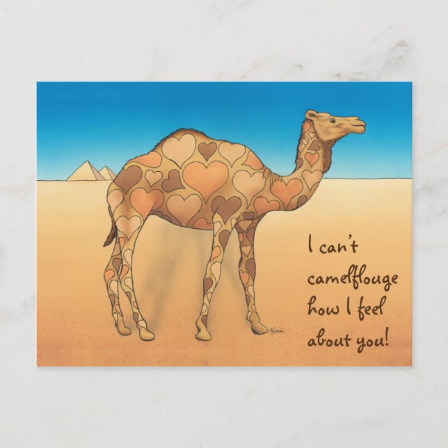 Camelflouge Vykort (Framsida)