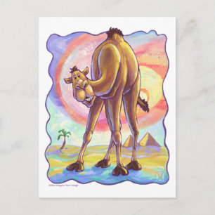 Camelgåvor och tillbehör vykort